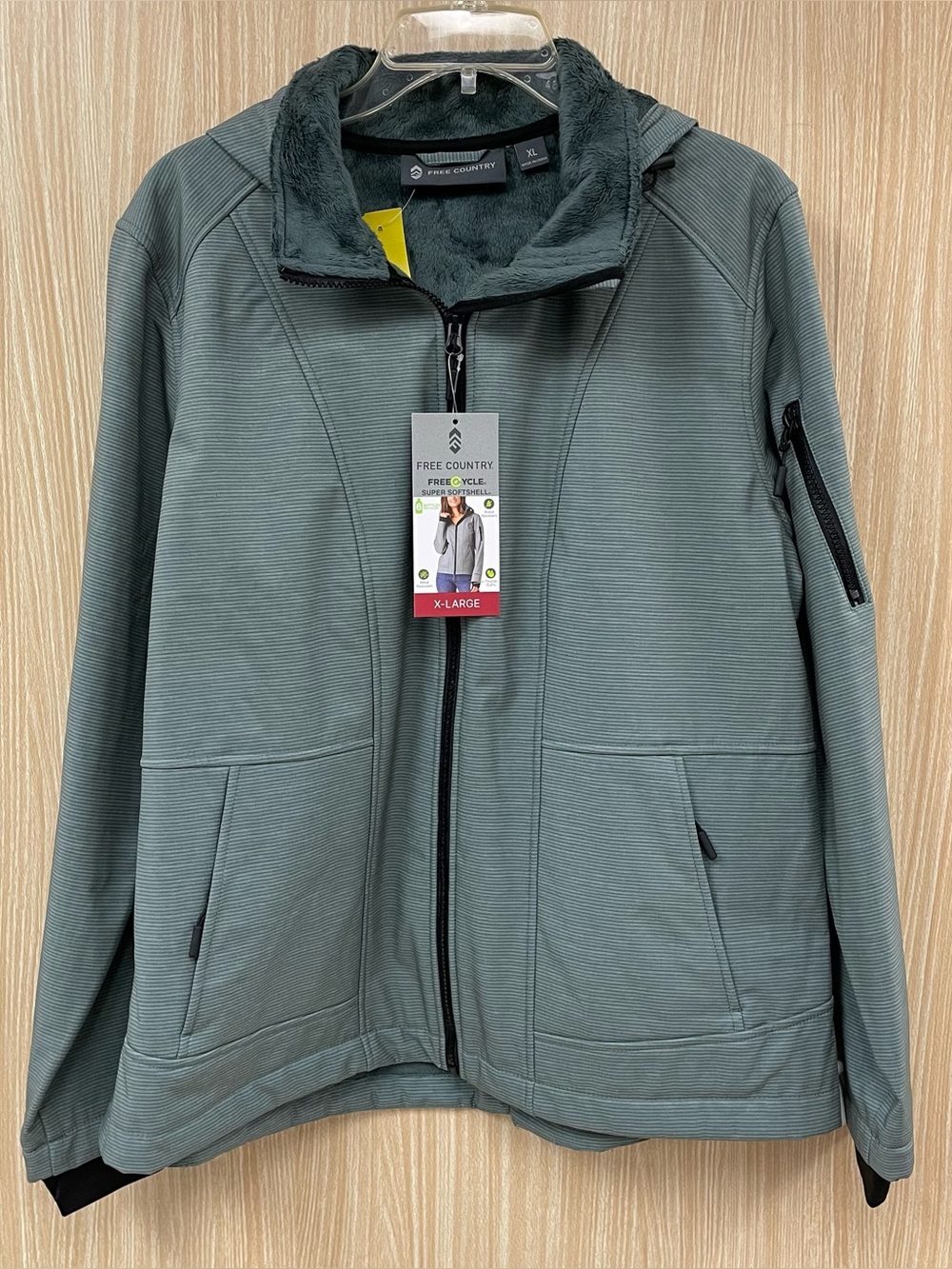 NWT Free Country Green Coat Size XL